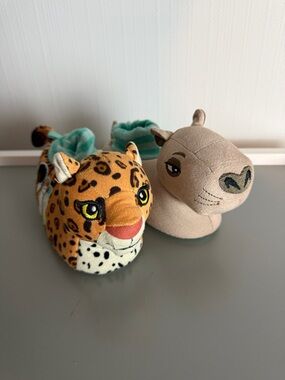 Disney Encanto Antonio's Animals Kids Plush Slippers size 11/12